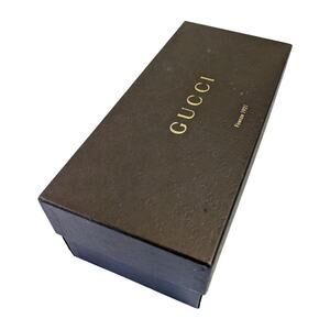 Great GUCCI Firenze Original EMPTY Shoes Box 11.75x5.5x4.25" Embossed Logo